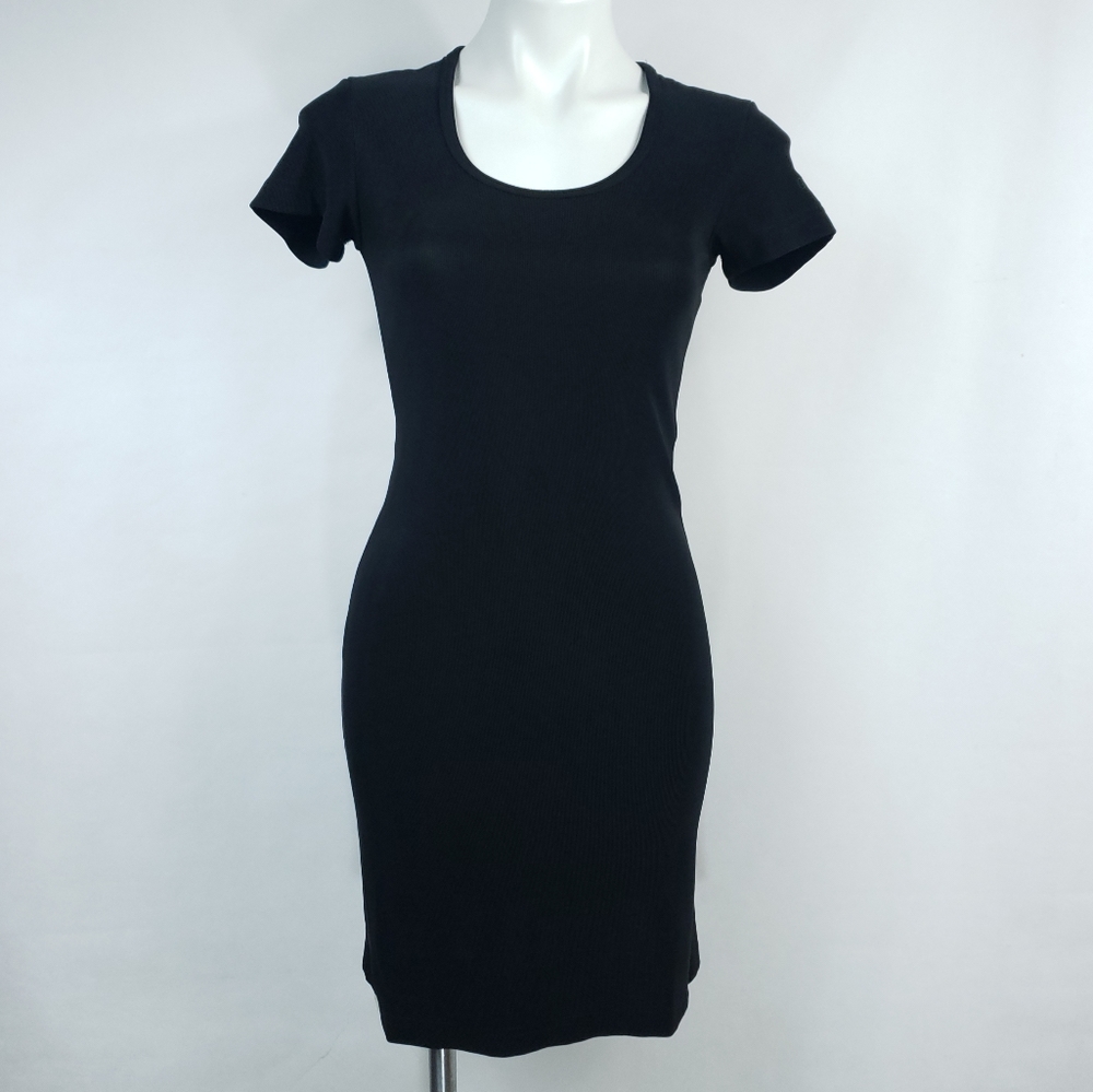 90's VTG Guess Sport Ribbed Bodycon Mini Dress #L